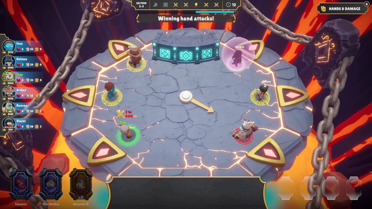 One Last Hand Match Settings